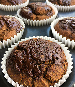 Muffins protéinés Vegan au chocolat – Recette